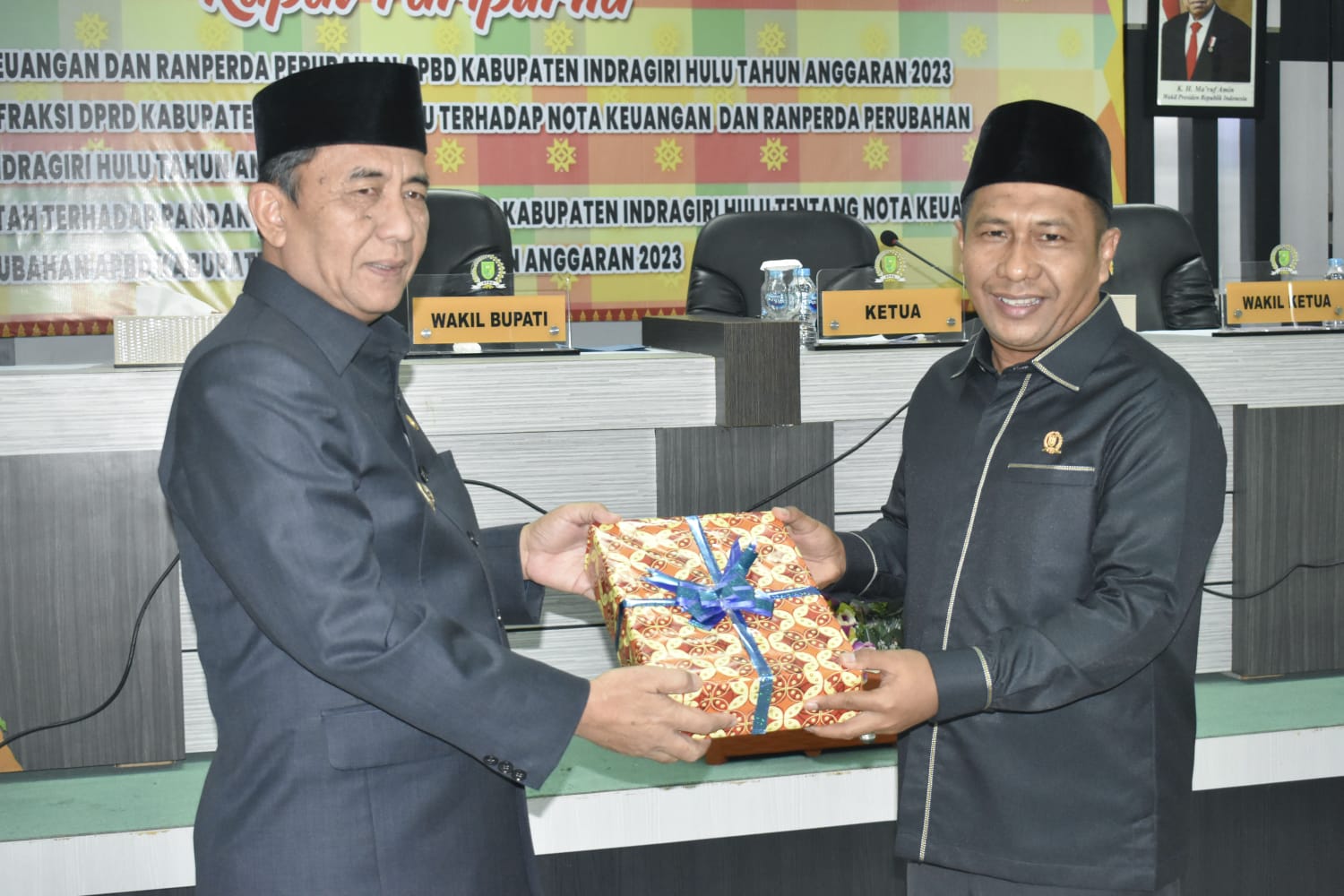 Bupati INHU Menyampaikan Nota Keuangan APBD P Tahun 2023